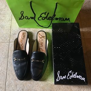 Black Sam Edelman mules
